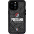 NBA Portland Trail Blazers Dark Rust iPhone 14 Pro Max Waterproof Case