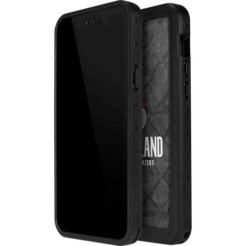 NBA Portland Trail Blazers Dark Rust iPhone 14 Pro Max Waterproof Case