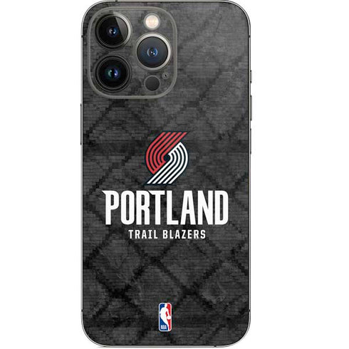 NBA Portland Trail Blazers Dark Rust iPhone 14 Pro Skin