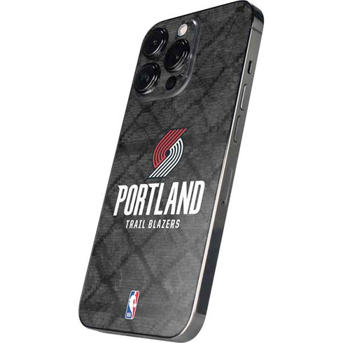 NBA Portland Trail Blazers Dark Rust iPhone 15 Pro Skin
