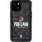NBA Portland Trail Blazers Dark Rust iPhone 15 Plus Waterproof Case