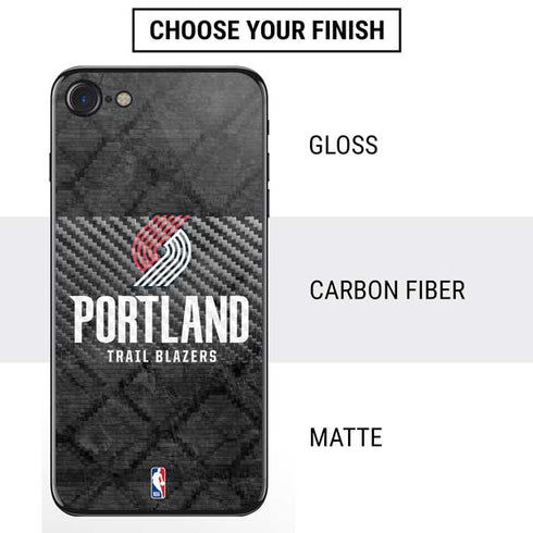 NBA Portland Trail Blazers Dark Rust iPhone SE (2nd & 3rd Gen) Skin