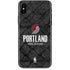NBA Portland Trail Blazers Dark Rust iPhone X Skin