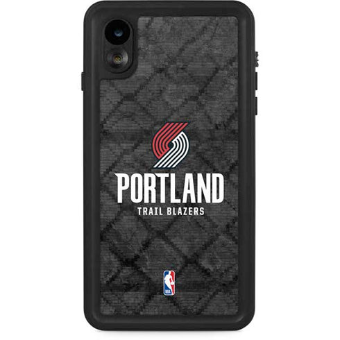 NBA Portland Trail Blazers Dark Rust iPhone XR Waterproof Case