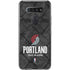 NBA Portland Trail Blazers Dark Rust LG K51/Q51 Clear Case