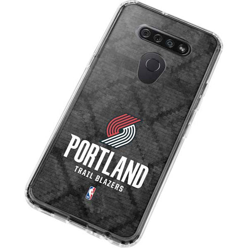 NBA Portland Trail Blazers Dark Rust LG K51/Q51 Clear Case