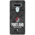 NBA Portland Trail Blazers Dark Rust LG Stylo 6 Clear Case