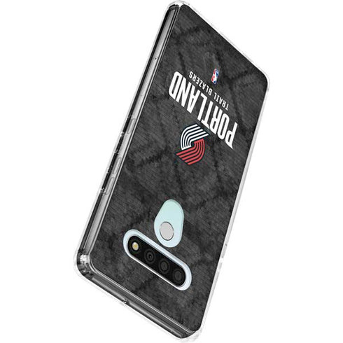 NBA Portland Trail Blazers Dark Rust LG Stylo 6 Clear Case