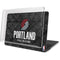 NBA Portland Trail Blazers Dark Rust MacBook Pro 15in (2016-19) Case plus Skin