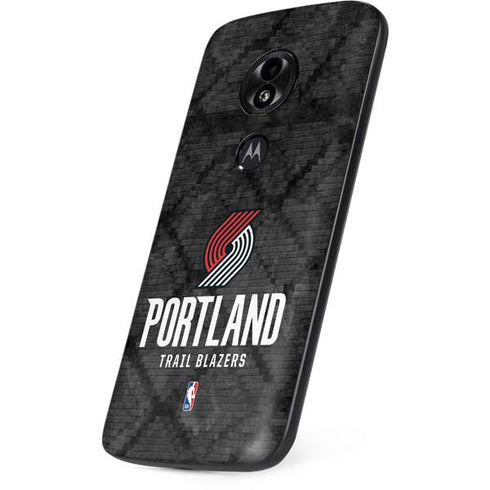 NBA Portland Trail Blazers Dark Rust Moto E5 Play Skin