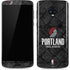 NBA Portland Trail Blazers Dark Rust Moto G6 Skin
