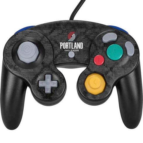 NBA Portland Trail Blazers Dark Rust Nintendo GameCube Controller Skin