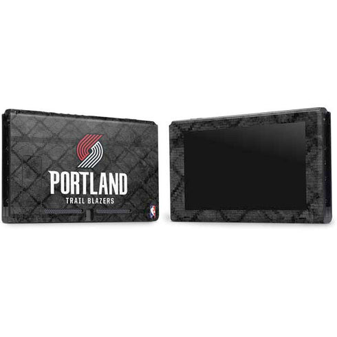 NBA Portland Trail Blazers Dark Rust Nintendo Switch Bundle Skin