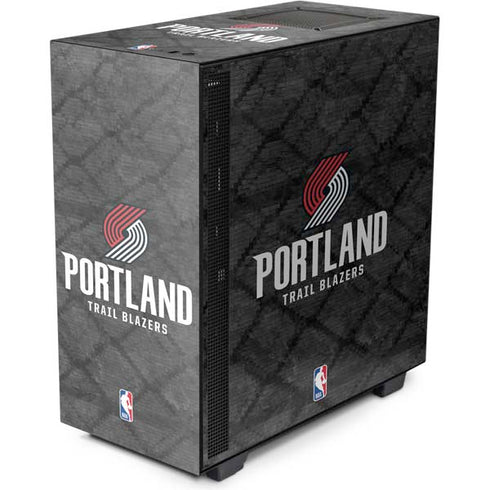 NBA Portland Trail Blazers Dark Rust NZXT H510 Compact ATX Mid-Tower Case Skin