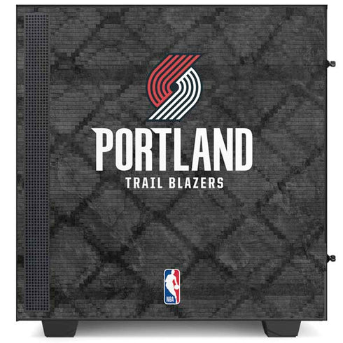NBA Portland Trail Blazers Dark Rust NZXT H510 Compact ATX Mid-Tower Case Skin