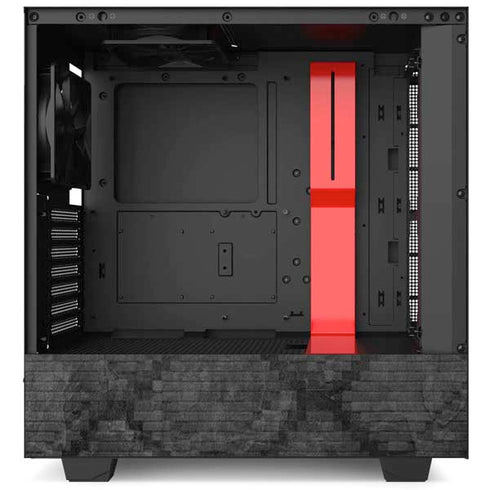 NBA Portland Trail Blazers Dark Rust NZXT H510 Compact ATX Mid-Tower Case Skin