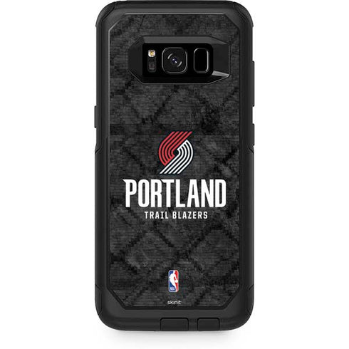 NBA Portland Trail Blazers Dark Rust Otterbox Commuter Galaxy Skin