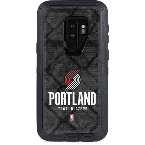 NBA Portland Trail Blazers Dark Rust Otterbox Defender Galaxy Skin
