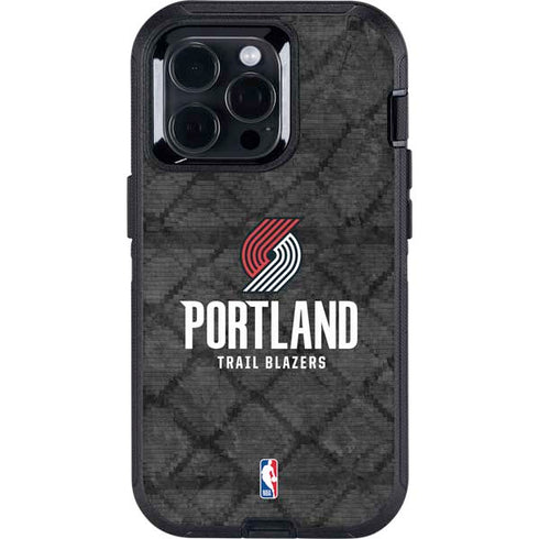 NBA Portland Trail Blazers Dark Rust Otterbox Defender iPhone Skin