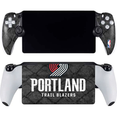NBA Portland Trail Blazers Dark Rust PlayStation Portal Remote Player Skin