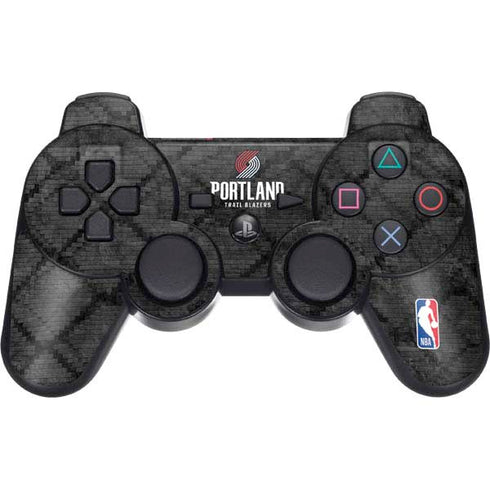NBA Portland Trail Blazers Dark Rust PS3 Dual Shock wireless controller Skin