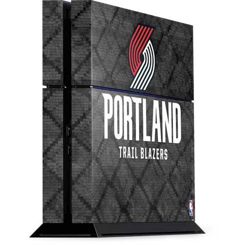 NBA Portland Trail Blazers Dark Rust PS4 Console Skin