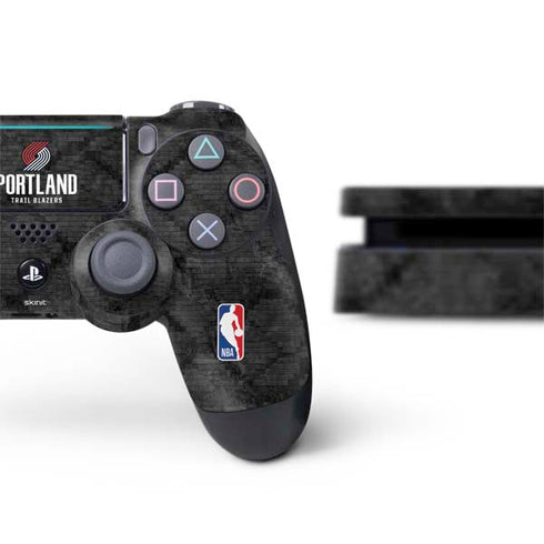 NBA Portland Trail Blazers Dark Rust PS4 Slim Bundle Skin