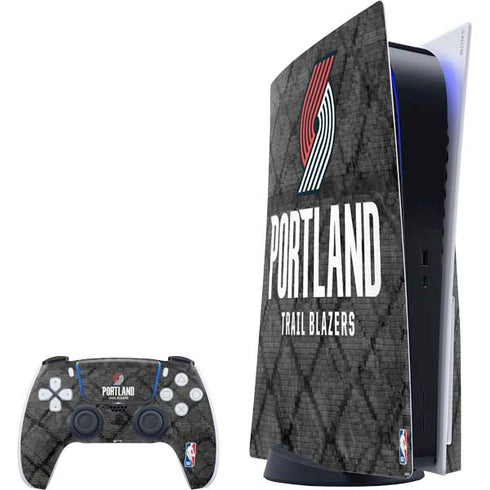 NBA Portland Trail Blazers Dark Rust PS5 Bundle Skin