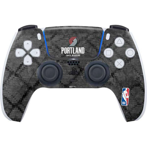 NBA Portland Trail Blazers Dark Rust PS5 Controller Skin