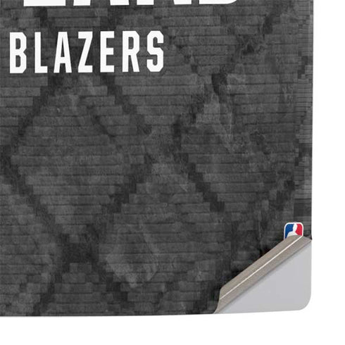 NBA Portland Trail Blazers Dark Rust PS5 Slim Digital Edition Console Skin
