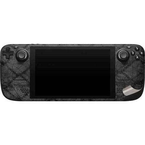 NBA Portland Trail Blazers Dark Rust Steam Deck Handheld Gaming Computer Skin