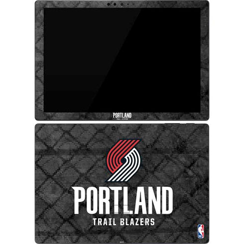 NBA Portland Trail Blazers Dark Rust Surface Pro 7 Skin