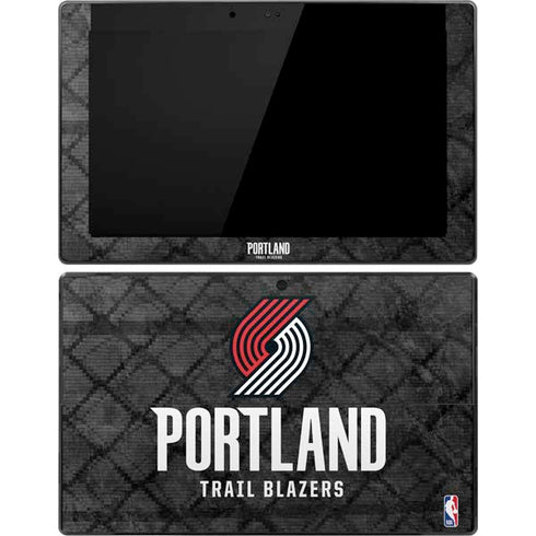 NBA Portland Trail Blazers Dark Rust Surface Pro Tablet Skin