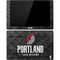 NBA Portland Trail Blazers Dark Rust Surface Pro Tablet Skin