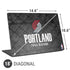 NBA Portland Trail Blazers Dark Rust Universal Laptop 18in (14.6 x 10.6in) Skin