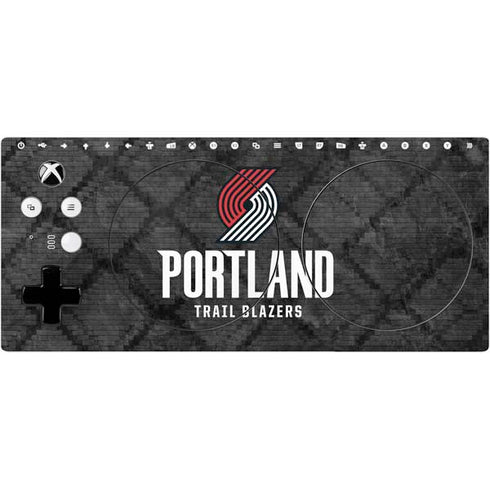 NBA Portland Trail Blazers Dark Rust Xbox Adaptive Controller Skin