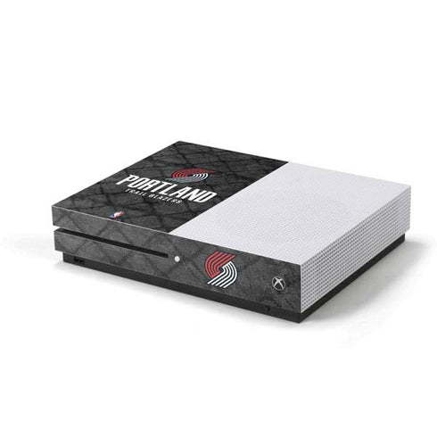 NBA Portland Trail Blazers Dark Rust Xbox One S Console Skin