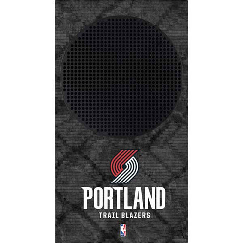 NBA Portland Trail Blazers Dark Rust Xbox Series S Console Skin