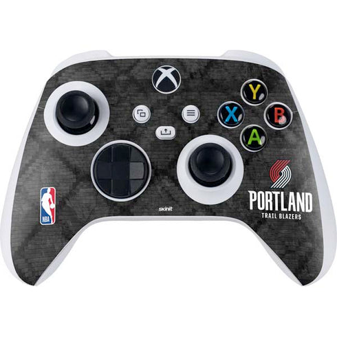 NBA Portland Trail Blazers Dark Rust Xbox Series S Controller Skin