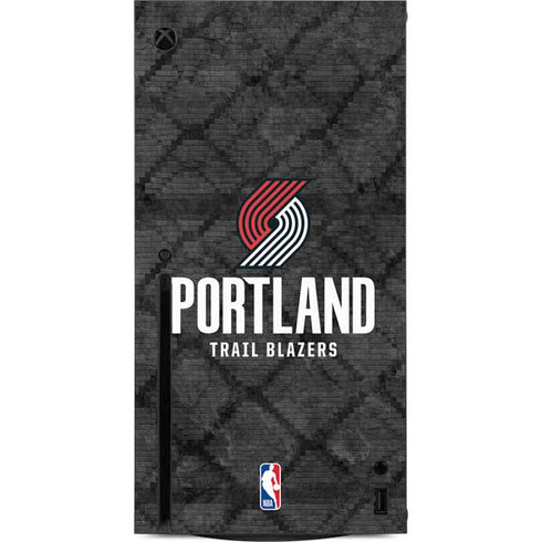 NBA Portland Trail Blazers Dark Rust Xbox Series X Console Skin