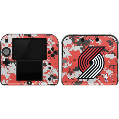 NBA Portland Trail Blazers Digi Camo Nintendo 2DS Skin