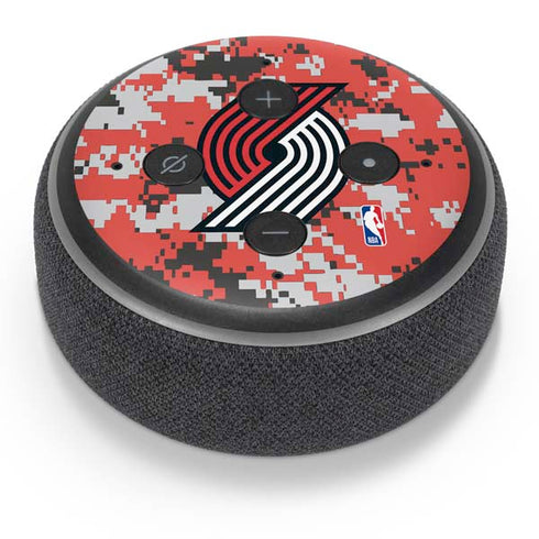 NBA Portland Trail Blazers Digi Camo Amazon Echo Dot Skin