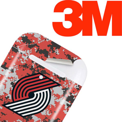 NBA Portland Trail Blazers Digi Camo Apple AirPods Skin