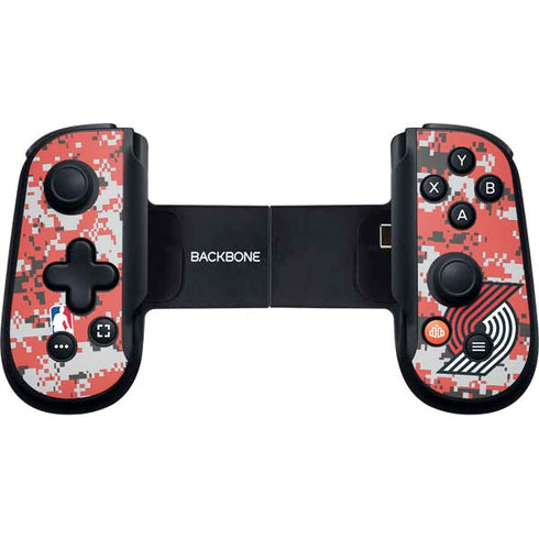 NBA Portland Trail Blazers Digi Camo Backbone One for iPhone Game Controller Skin