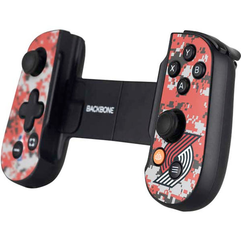 NBA Portland Trail Blazers Digi Camo Backbone One for iPhone Game Controller Skin