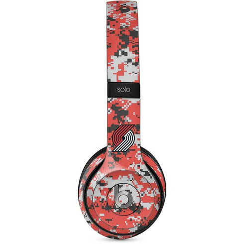 NBA Portland Trail Blazers Digi Camo Beats Solo 2 Wired Skin