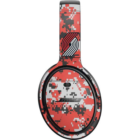 NBA Portland Trail Blazers Digi Camo Bose QuietComfort 35 Headphones Skin