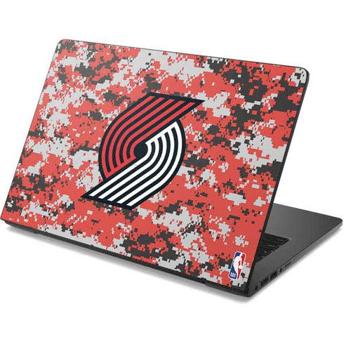 NBA Portland Trail Blazers Digi Camo Dell Chromebook Skin