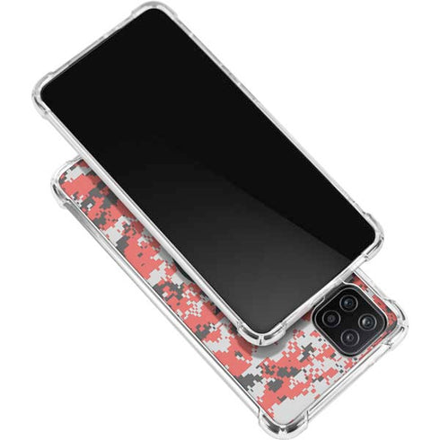 NBA Portland Trail Blazers Digi Camo Galaxy A12 Clear Case