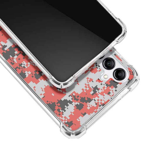 NBA Portland Trail Blazers Digi Camo Galaxy A14 5G Clear Case